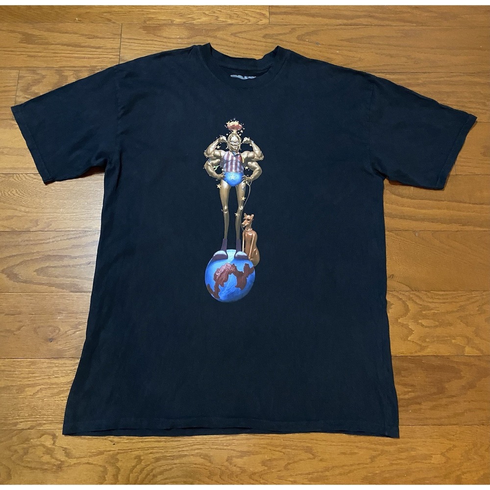 Travis Scott T Shirt Mens XL Black Graphic‎ Tee Circus Maximus Charlotte 2023